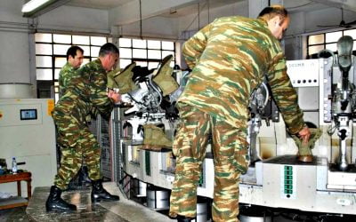 National Guard to receive supplies from Greek military plants which joined the battle against COVID-19