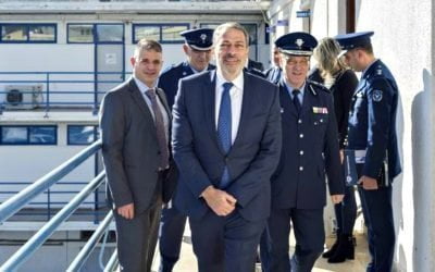 The Minister of Justice expresses his gratitude to the members of the Cyprus Police