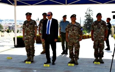 Minister of Defence visits the Tomb of Makedonitissa and Imprisoned Graves
