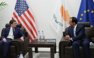 Επαναβεβαίωση υποστήριξης ΗΠΑ σε κυριαρχικά δικαιώματα Κύπρου, στη συνάντηση Χριστοδουλίδη – Χέιλ