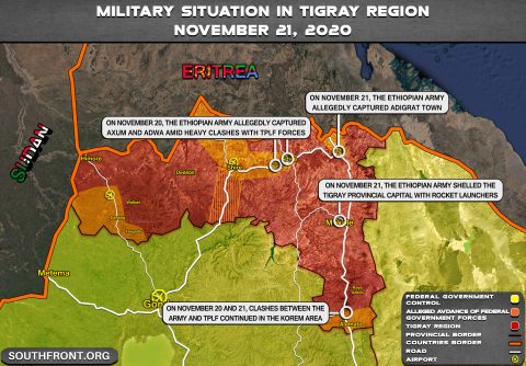 Ethiopia 72-hour ultimatum for Tigray forces to surrender - MAP
