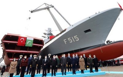 Launching of Turkish “I” class frigate – Photos & VIDEO