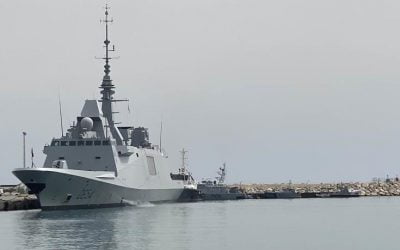 French ‘Auvergne’ frigate has docked at the port of Larnaca since Saturday