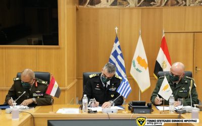 Greece-Cyprus-Egypt sign Tripartite Defence Cooperation Program