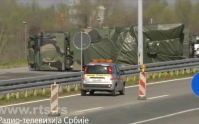 Serbia | A Pantsir-S1 overturns in the middle of the highway – Photos