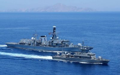 Συνεκπαίδευση της ΤΠΚ ΔΑΝΙΟΛΟΣ με την Βρετανική φρεγάτα HMS KENT – Φωτογραφίες