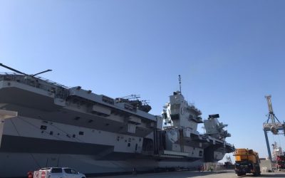 Limassol | The largest aircraft carrier of the Royal Navy arrives at the port – Photos & VIDEO