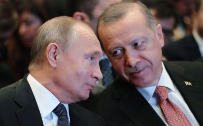 Τηλεφωνική επικοινωνία Ερντογάν-Πούτιν για διμερή και περιφερειακά ζητήματα