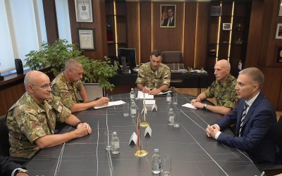Chief of the National Guard meets Serbian Defence Minister