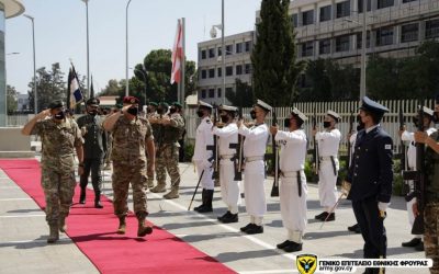 Επίσκεψη του Αρχηγού των Ενόπλων Δυνάμεων του Λιβάνου στην Κύπρο