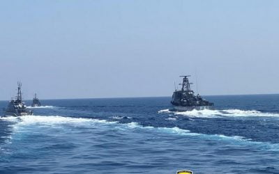National Guard General Staff (GEEF) | Drill with the participation of Ships of the Navy Command