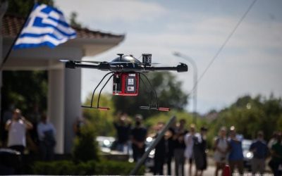 ALTUS | H πρώτη παράδοση φαρμάκων με drone στην Ευρώπη πραγματοποιήθηκε στα Τρίκαλα – ΦΩΤΟΓΡΑΦΙΕΣ