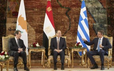 Trilateral Summit between Greece – Cyprus – Egypt held today in Athens