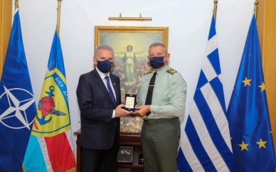 Meeting of Chief of Hellenic National Defence General Staff with Cyprus Presidential Commissioner for Humanitarian Affairs and Expatriate Issues