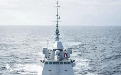 Cyprus | The French frigate Auvergne in Larnaca