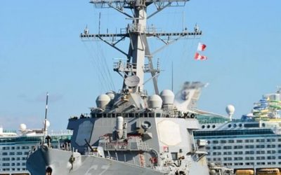 Cyprus | The Arleigh Burke class destroyer USS Cole at Limassol port