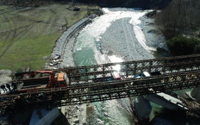 Bailey bridge | The military bridge restores traffic in Arachthos