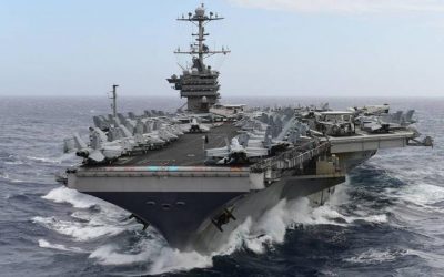 USS Harry Truman aircraft carrier in Adriatic Sea amid Russia – Ukraine tensions