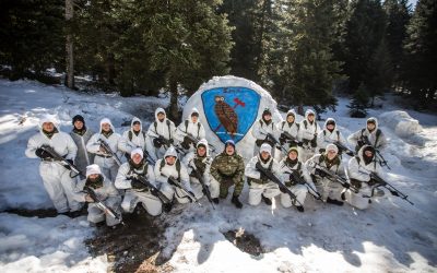 Permanent Non-Commissioned Army Officers School | Winter training on Olympus – Impressive photos and VIDEO