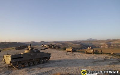 National Guard | Training Shots by Tanks and Artillery Units of the XX Armored Brigade – PHOTOS