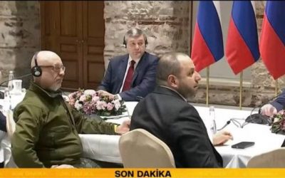 Ουκρανικό | Στο Ντολμά Μπαχτσέ της Κωνσταντινούπολης ξεκίνησαν οι συνομιλίες Ρωσίας – Ουκρανίας