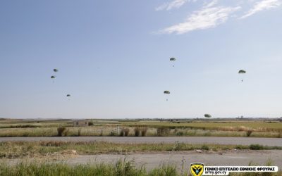 National Guard | Paratroopers’ jumps from Hellenic Air Force’s C-130 – Photos