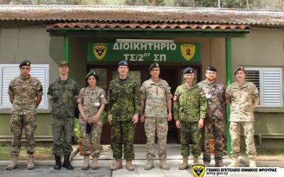 ΟΑΣΕ | Επίσκεψη αξιωματικών από Γαλλία, Καναδά και Φινλανδία στην Εθνική Φρουρά