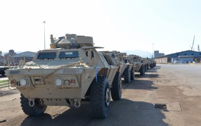 Ελληνικός Στρατός | Παραλαβή ακόμα 180 τεθωρακισμένων οχημάτων Μ1117 από τις ΗΠΑ