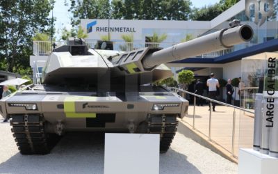 KF-51 presentation | Rheinmetall revives the German Panther with a new concept in battle tanks at EUROSATORY 2022