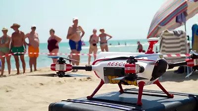 Ισπανία | Ναυαγοσωστικό drone σώζει παιδί σε παραλία της Βαλένθια