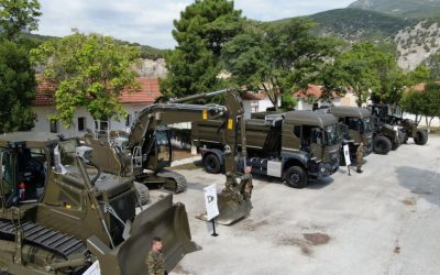Ελληνικός Στρατός | Παραλαβή μηχανημάτων για το Μηχανικό στην Περιφέρεια Ανατολικής Μακεδονίας και Θράκης