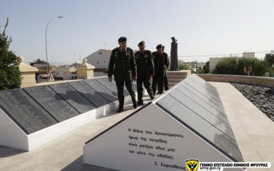 Επίσκεψη Αρχηγού ΓΕΕΘΑ στην Κύπρο – “Ήρωες χαραγμένοι για πάντα στα Μάρμαρα του Τύμβου” – Φωτογραφίες