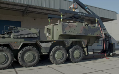 SCORPION | Το ανυψωτικό μηχάνημα της Rheinmetall μαζί με το όχημα BOXER – VIDEO