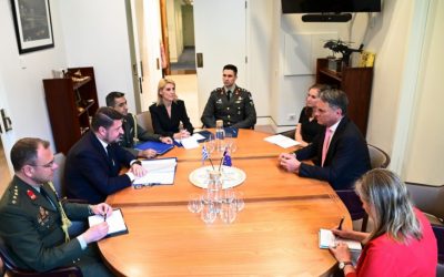 Greek Deputy Minister of National Defence visits Australia Cooperation of the defence industries of the two countries on the agenda