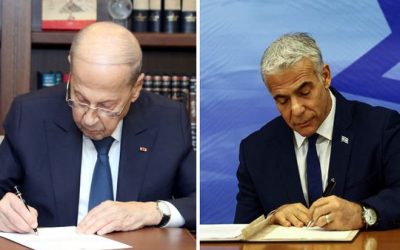 Israel – Lebanon | Sign Agreement to Delimit Maritime Borders