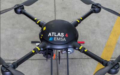 EMSA | Sniffer drone of Greek ALTUS LSA to monitor ship emissions on Mediterranean Sea coast