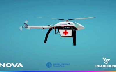 NOVA – UCANDRONE | Medical equipment sent to Small Cyclades via drone