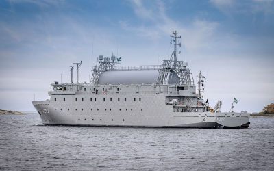 SAAB | Sea trials kick off for Sweden’s new SIGINT ship