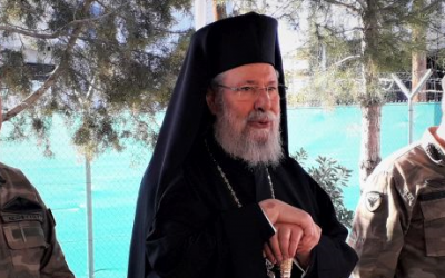 Cyprus Archbishop Chrysostomos II has passed away – His respect and love for the National Guard