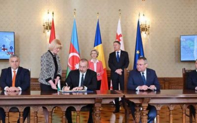 Azerbaijan, Georgia, Romania and Hungary sign strategic partnership agreement