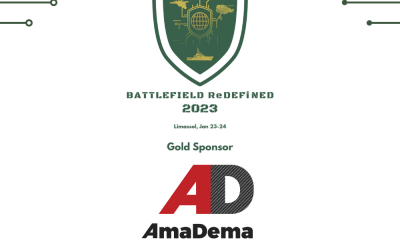 AMADEMA | Participates in “BATTLEFIELD ReDEFiNED 2023”, the Cyprus International Defence and Security Conference