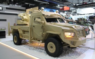 IDEX 2023 | Inkas Titan armoured vehicle with Zu-23 takes on new roles
