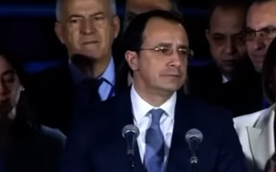 Ο Νίκος Χριστοδουλίδης εξελέγη Πρόεδρος της Κυπριακής Δημοκρατίας