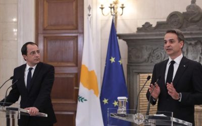 Χριστοδουλίδης – Μητσοτάκης | Ανώτατο Συμβούλιο Συνεργασίας Κύπρου – Ελλάδας
