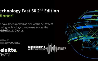 SignalGeneriX | Included for the second time on the Deloitte list of the 50 fastest growing technology companies in the Middle East and Cyprus