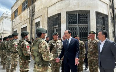 Επισκέψεις σε στρατόπεδα και φυλάκια της ΕΛΔΥΚ και της Εθνικής Φρουράς ενόψει των εορτών του Πάσχα από τον Πρόεδρο της Δημοκρατίας και τον Υπουργό Άμυνας