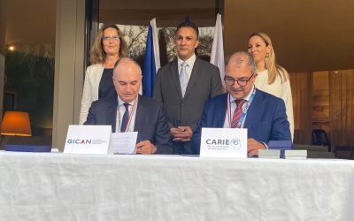 CARIE – GICAN | MoU signed for cooperation in the fields of Security and Defence