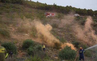 Fire Service | “PYRSOS 2023” exercise with the participation of helicopters from Jordan and the British Bases