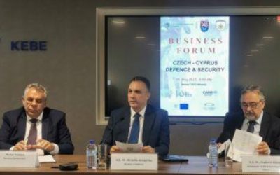 Η Αμυντική συνεργασία Κύπρου – Τσεχίας στο 1ο επιχειρηματικό φόρουμ στην Κύπρο