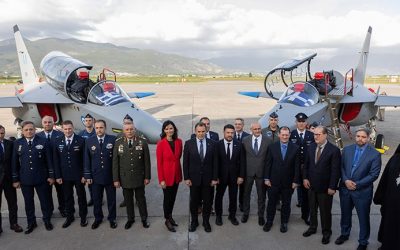 Kalamata | Ceremony for the arrival of first M-346s at the International Flight Training Center